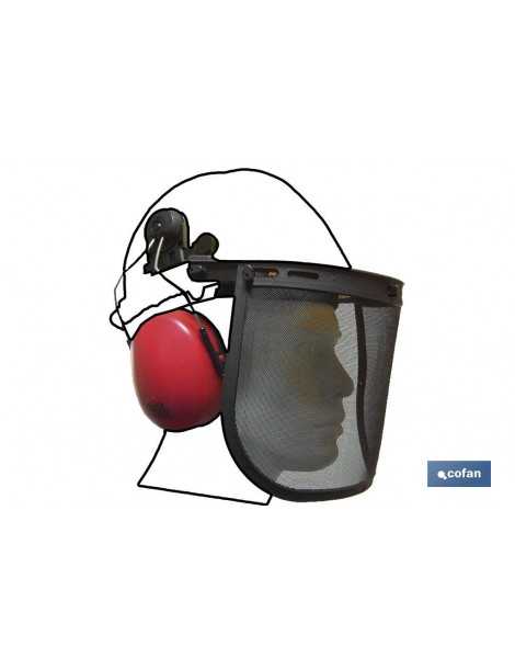 Tela de proteção de folha para capacete Cofan - 2
