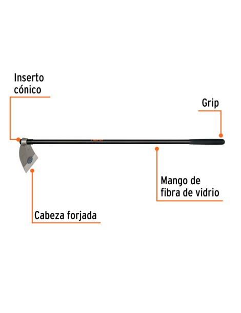 Hoe fiber handle Hoe fiber handle