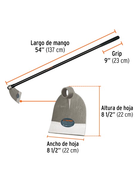 Hoe nº3 fiber handle Hoe nº3 fiber handle