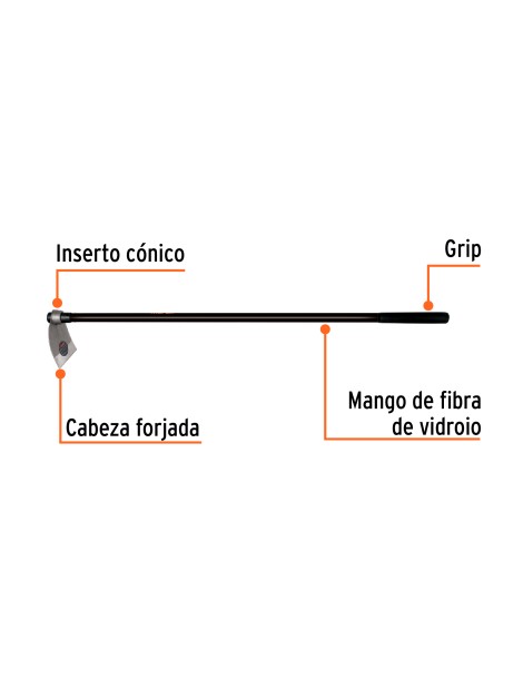 Azada nº1 mango de fibra Azada nº1 mango de fibra