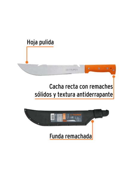 Machete multifunción Truper 30 cms